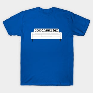 Couch Surfer Travel Design T-Shirt